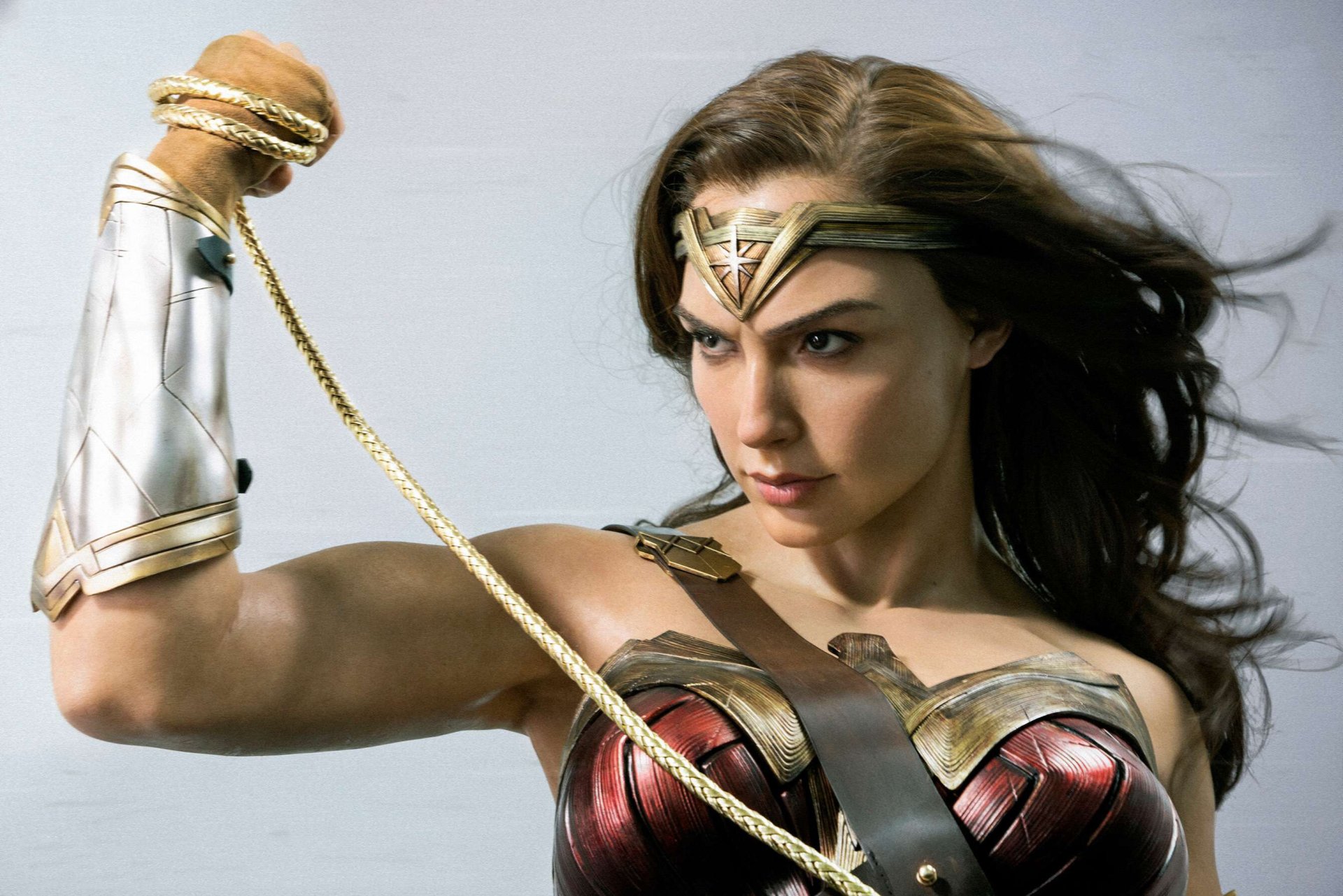 Wonder Woman Cosplay Lasso Of Truth – Leather Rope With Belt, Diana Prince Prop