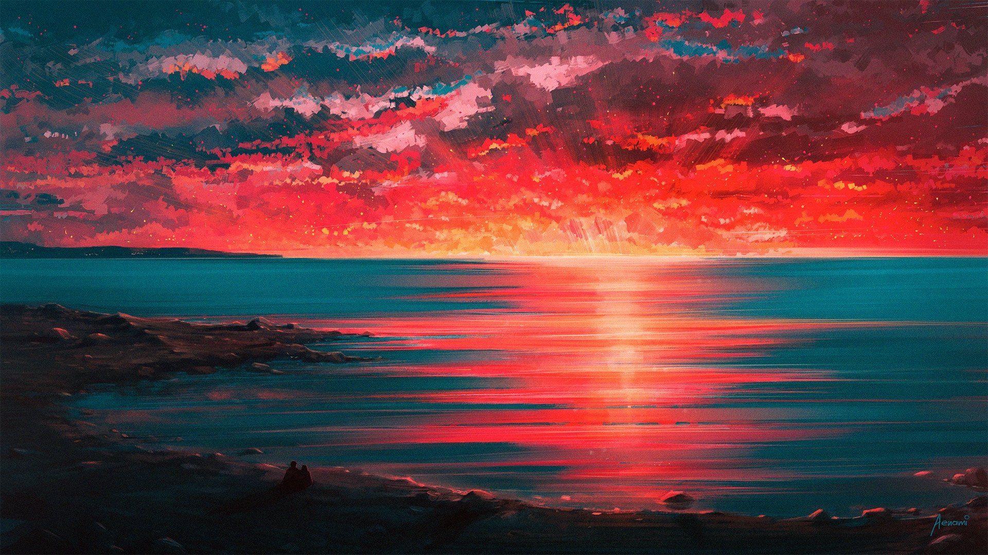 Sunset  Red Sunset Wallpaper Download  MobCup