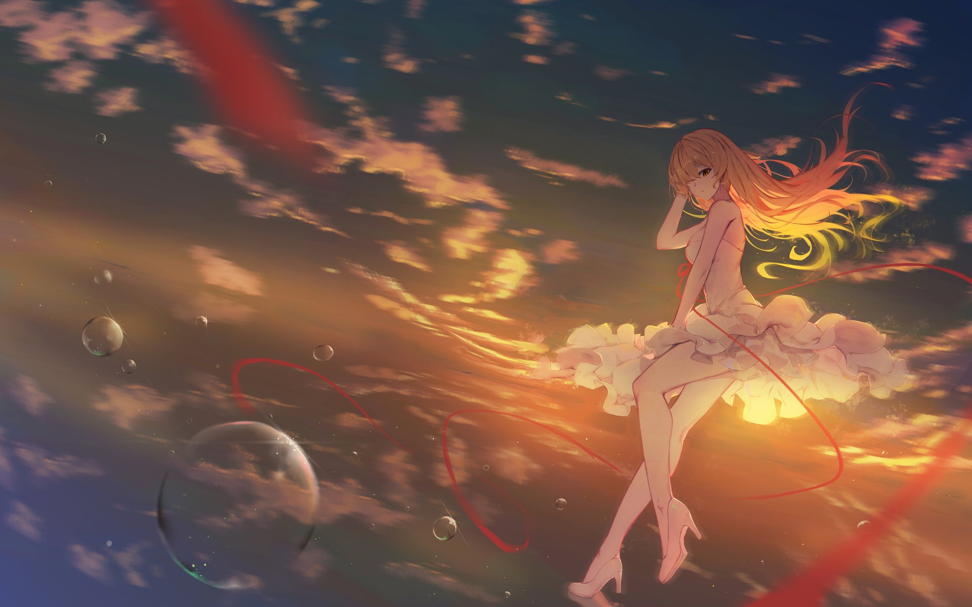 Download Shinobu Oshino Anime Monogatari (Series) HD Wallpaper by 淺春