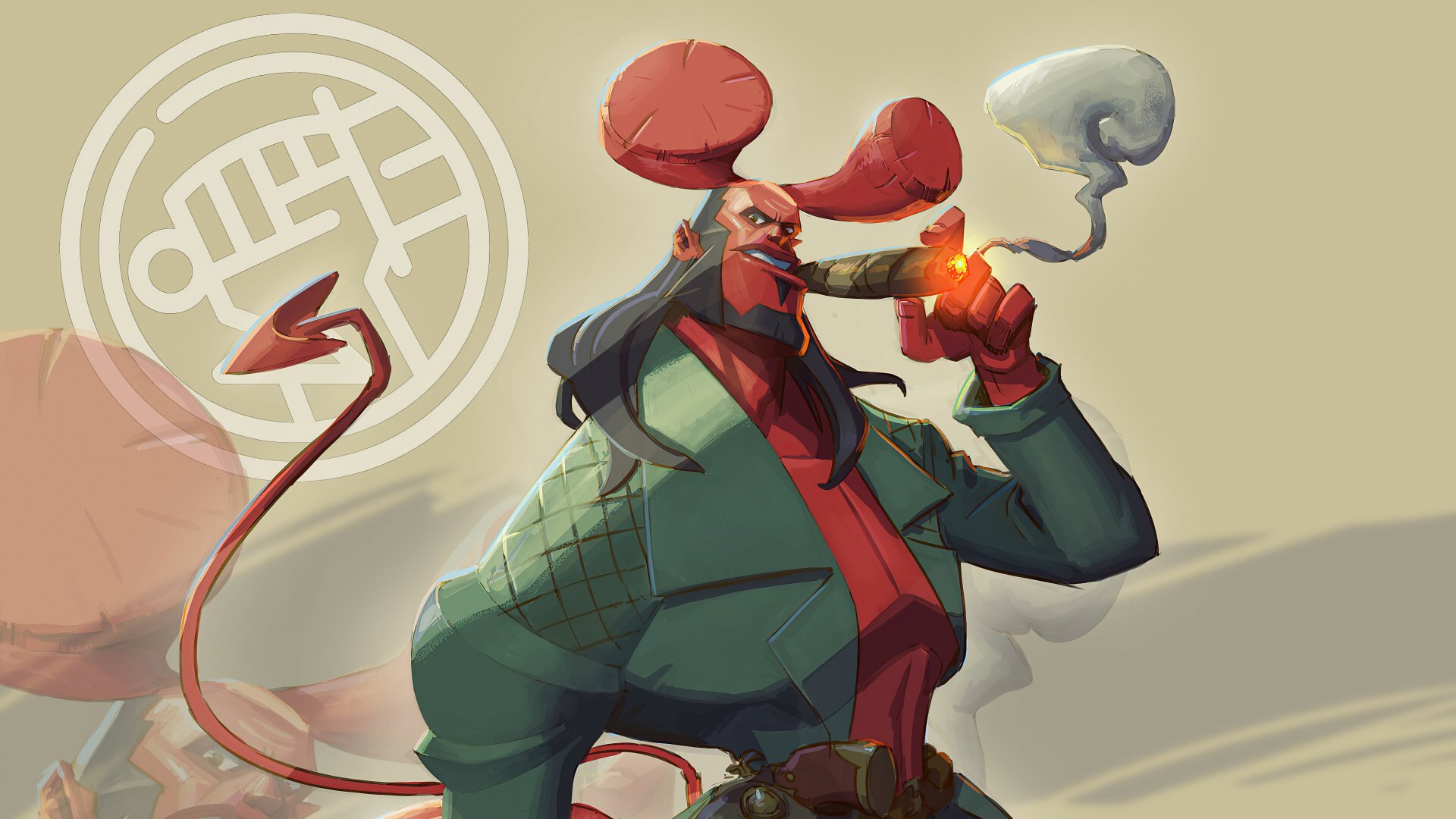 Download Dark Horse Comics Comic Hellboy 4k Ultra HD Wallpaper by Leroy Fernandes