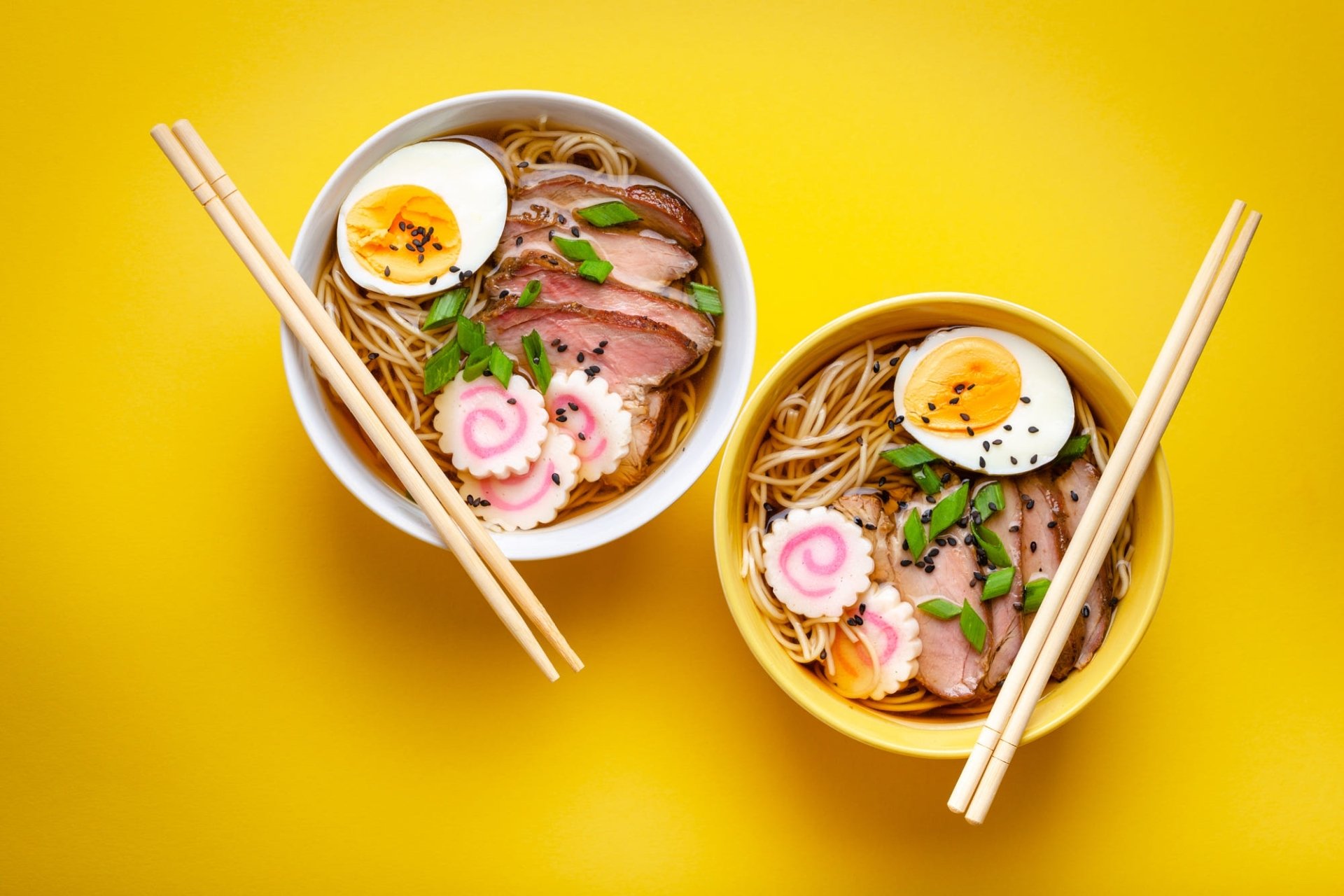 Download Chopsticks Egg Food Asian HD Wallpaper