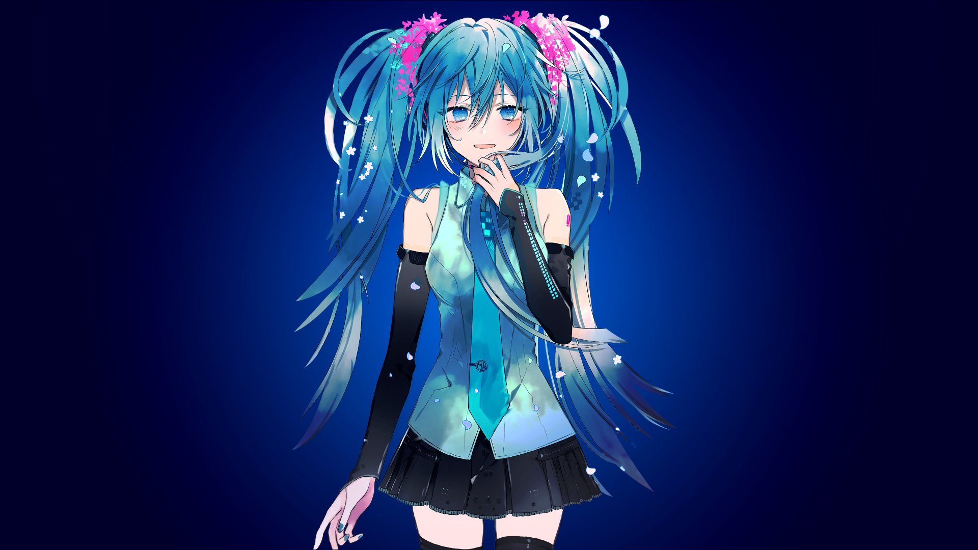 Download Hatsune Miku Anime Vocaloid 4k Ultra HD Wallpaper by AssassinWarrior