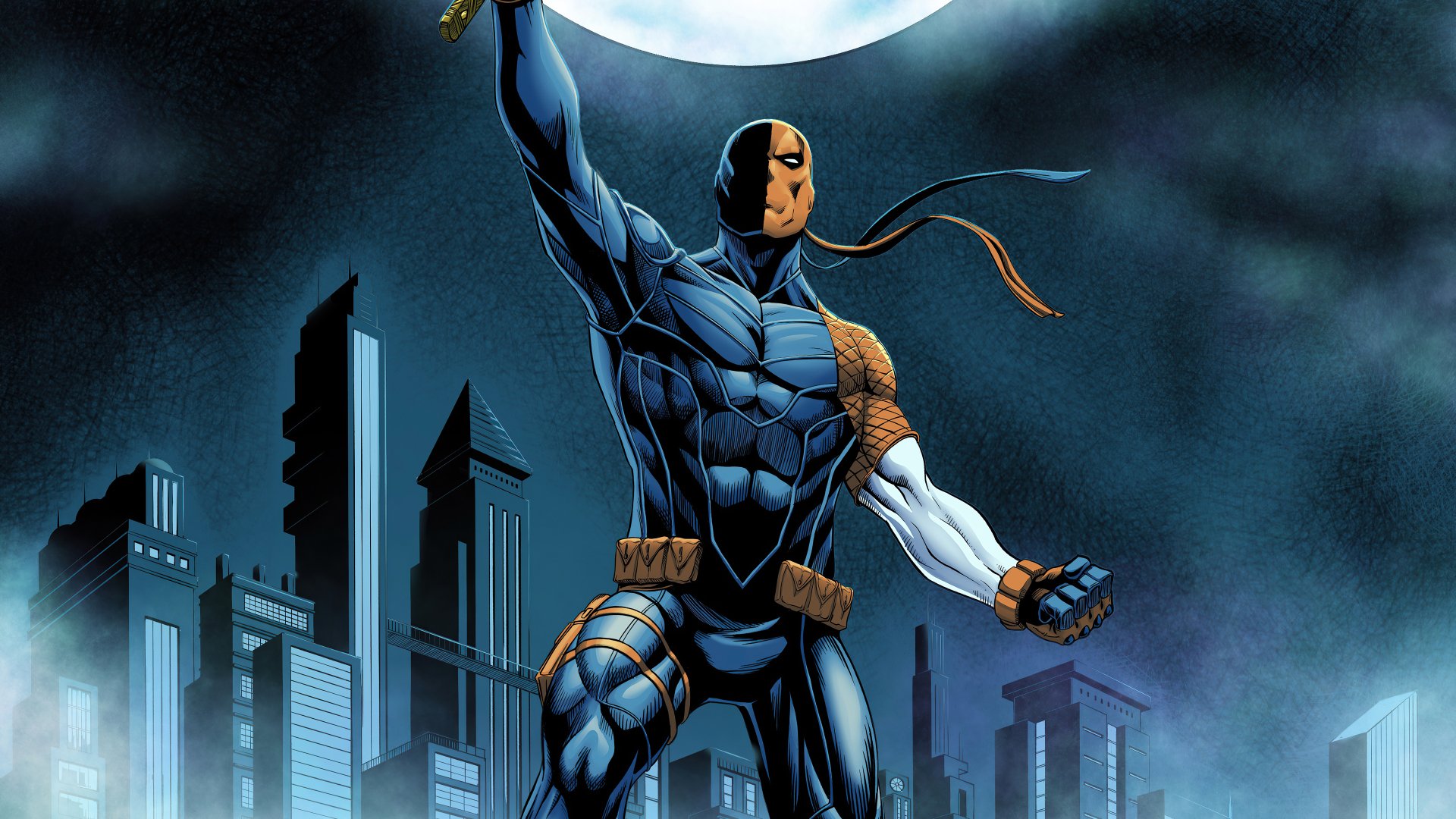 Download DC Comics Comic Deathstroke 4k Ultra HD Wallpaper