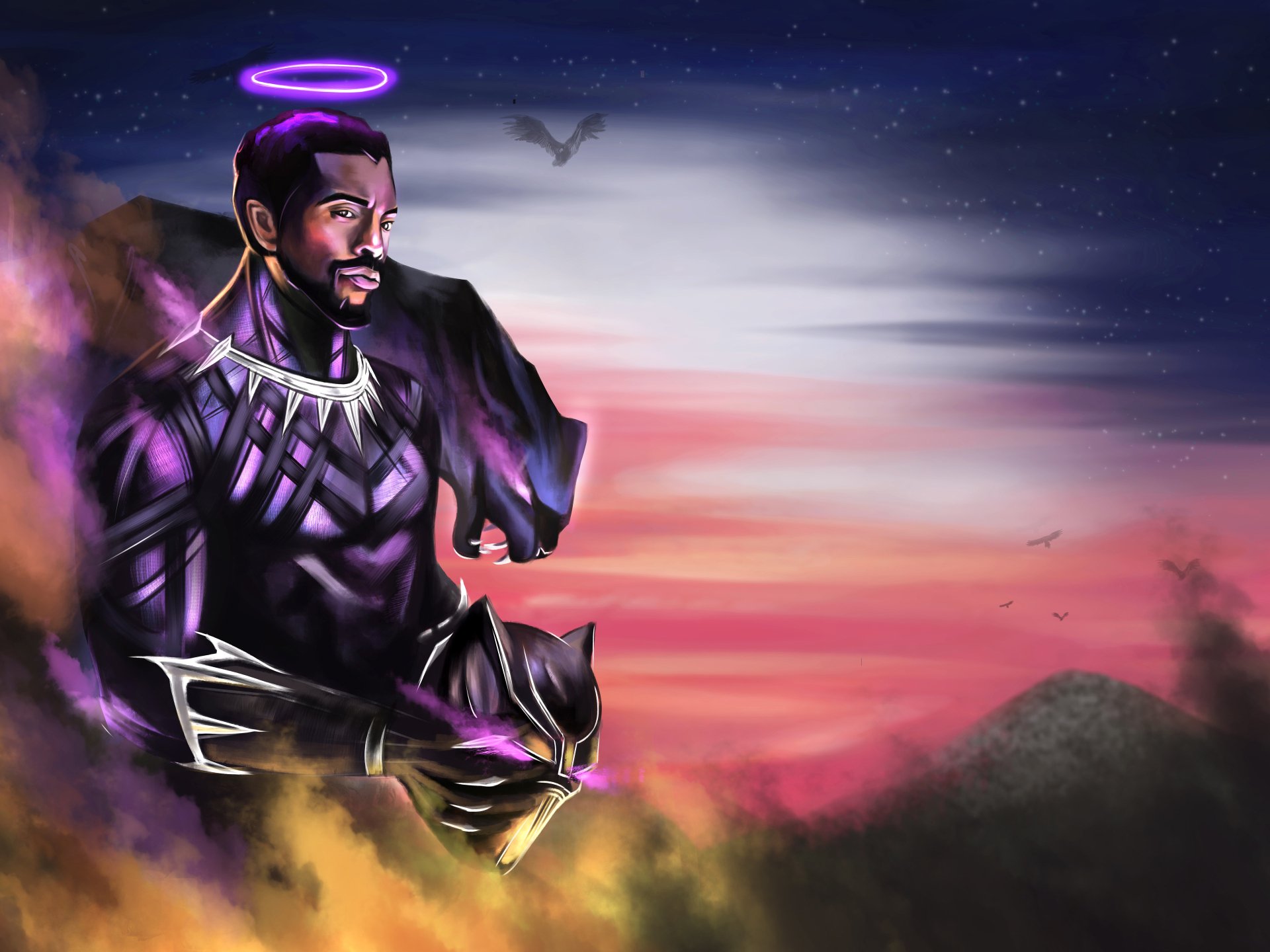 Download T'Challa Black Panther (Marvel Comics) Comic 4k Ultra HD Wallpaper by Rohan Kumar