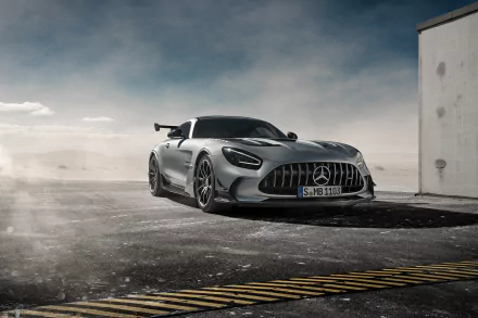 supercar silver car car Mercedes-AMG vehicle Mercedes-AMG GT HD Desktop Wallpaper | Background Image