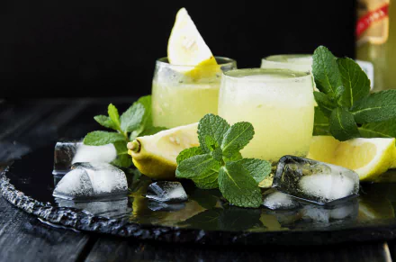 drink mint lemon food cocktail HD Desktop Wallpaper | Background Image