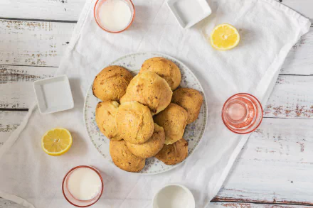  Lemon cheese cookies by Melanie Dompierre