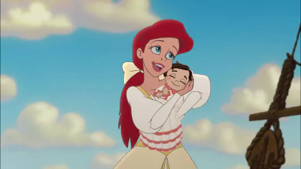 baby The Little Mermaid red hair Ariel (The Little Mermaid) Melody (The Little Mermaid) movie The Little Mermaid II: Return to the Sea HD Desktop Wallpaper | Background Image