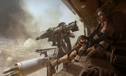 machine gun futuristic post apocalyptic weapon woman warrior military woman HD Desktop Wallpaper | Background Image