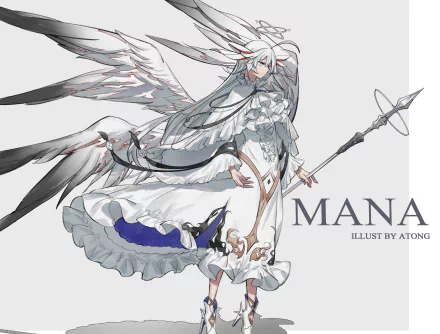 wings Anime Original HD Desktop Wallpaper | Background Image