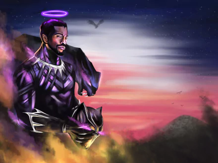 T'Challa Black Panther (Marvel Comics) Comic HD Desktop Wallpaper | Background Image