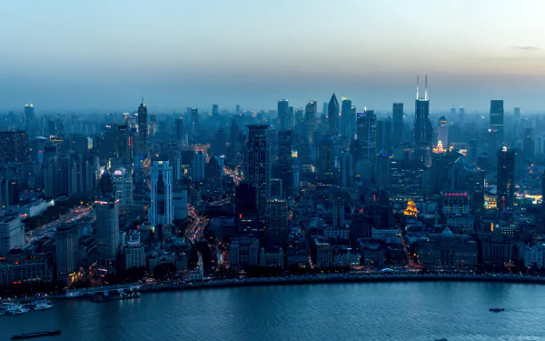 man made Shanghai HD Desktop Wallpaper | Background Image