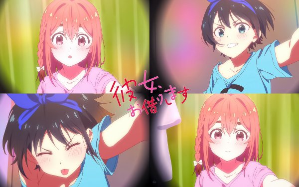 Anime Rent-A-Girlfriend Kanojo Okarishimasu Ruka Sarashina Sumi Sakurasawa HD Wallpaper | Background Image