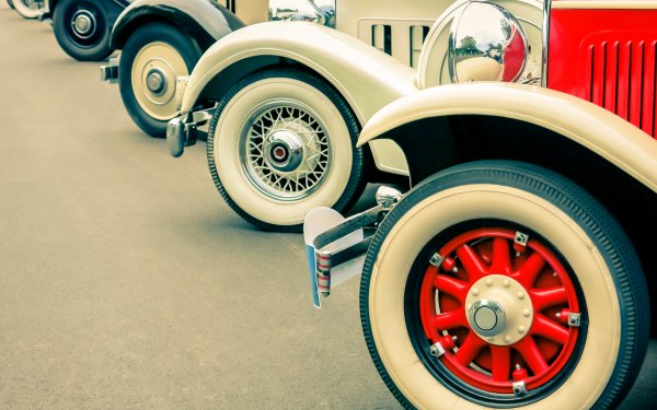Vehicles Vintage Car Wheel HD Wallpaper | Background Image