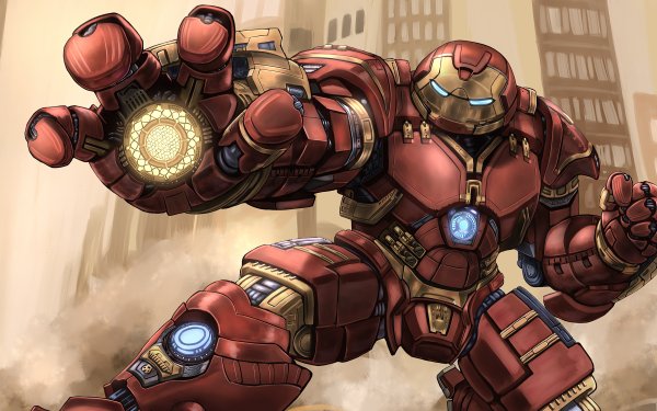 Comics Iron Man Hulkbuster Marvel Comics HD Wallpaper | Background Image