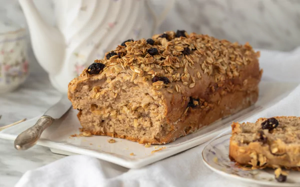  Cake with oats and raisins by Melanie Dompierre