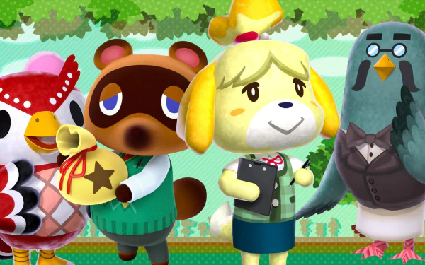 Brewster (Animal Crossing) Isabelle (Animal Crossing) video game Animal Crossing HD Desktop Wallpaper | Background Image