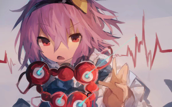 Satori Komeiji Anime Touhou HD Desktop Wallpaper | Background Image