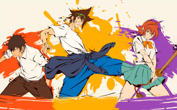 Yu Mira Han Daewi Jin Mori Anime The God of High School HD Desktop Wallpaper | Background Image