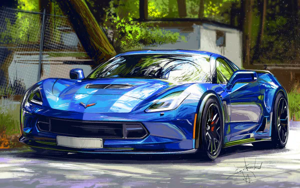 vehicle Chevrolet Corvette (C7) HD Desktop Wallpaper | Background Image