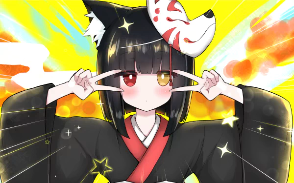 heterochromia Anime Original HD Desktop Wallpaper | Background Image