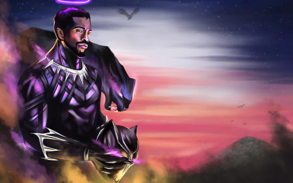 T'Challa Black Panther (Marvel Comics) Comic HD Desktop Wallpaper | Background Image