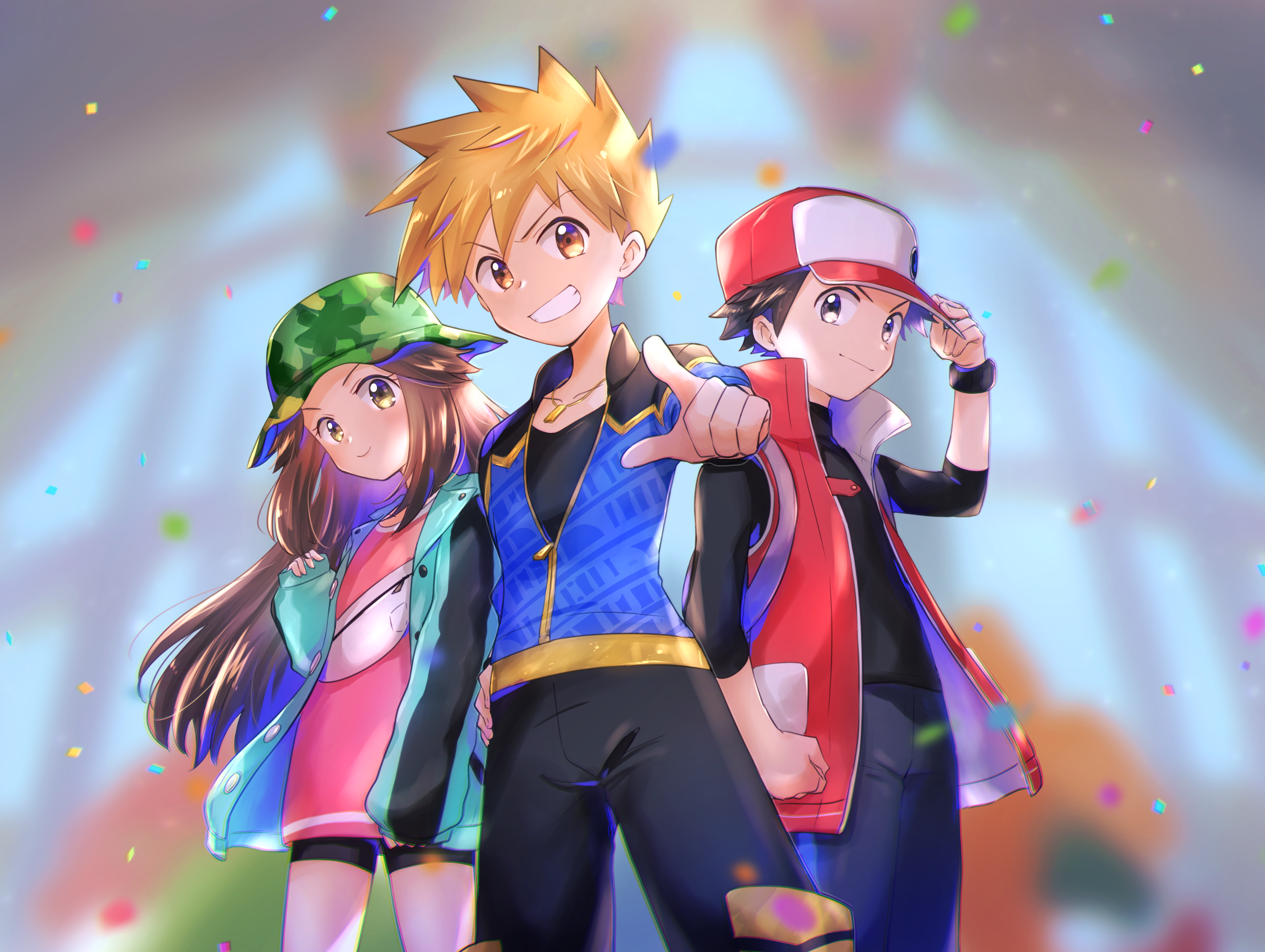 Video Game Pokemon: Red and Blue HD Wallpaper by No. 16