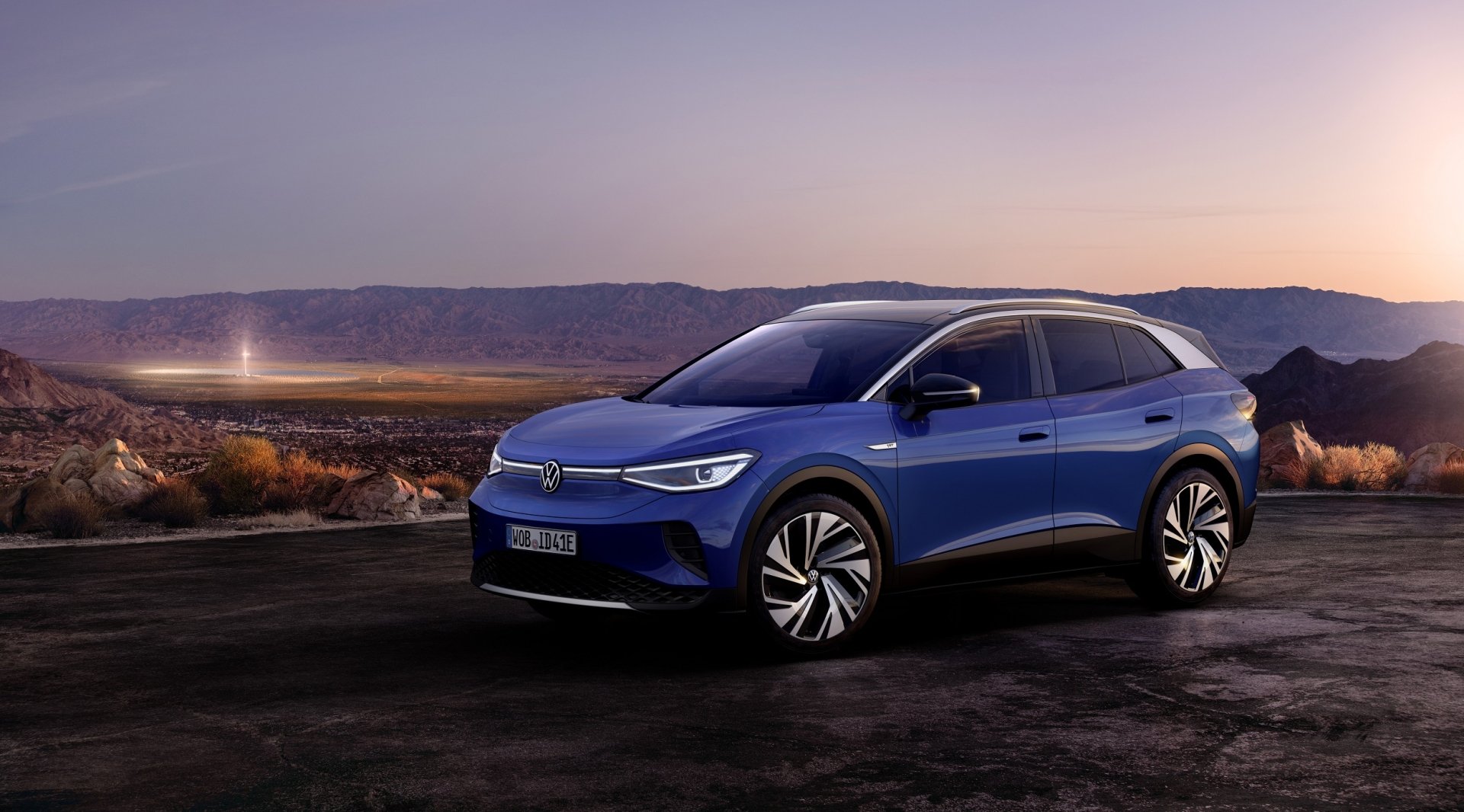 Download Electric Car SUV Car Volkswagen Vehicle Volkswagen ID.4 HD Wallpaper