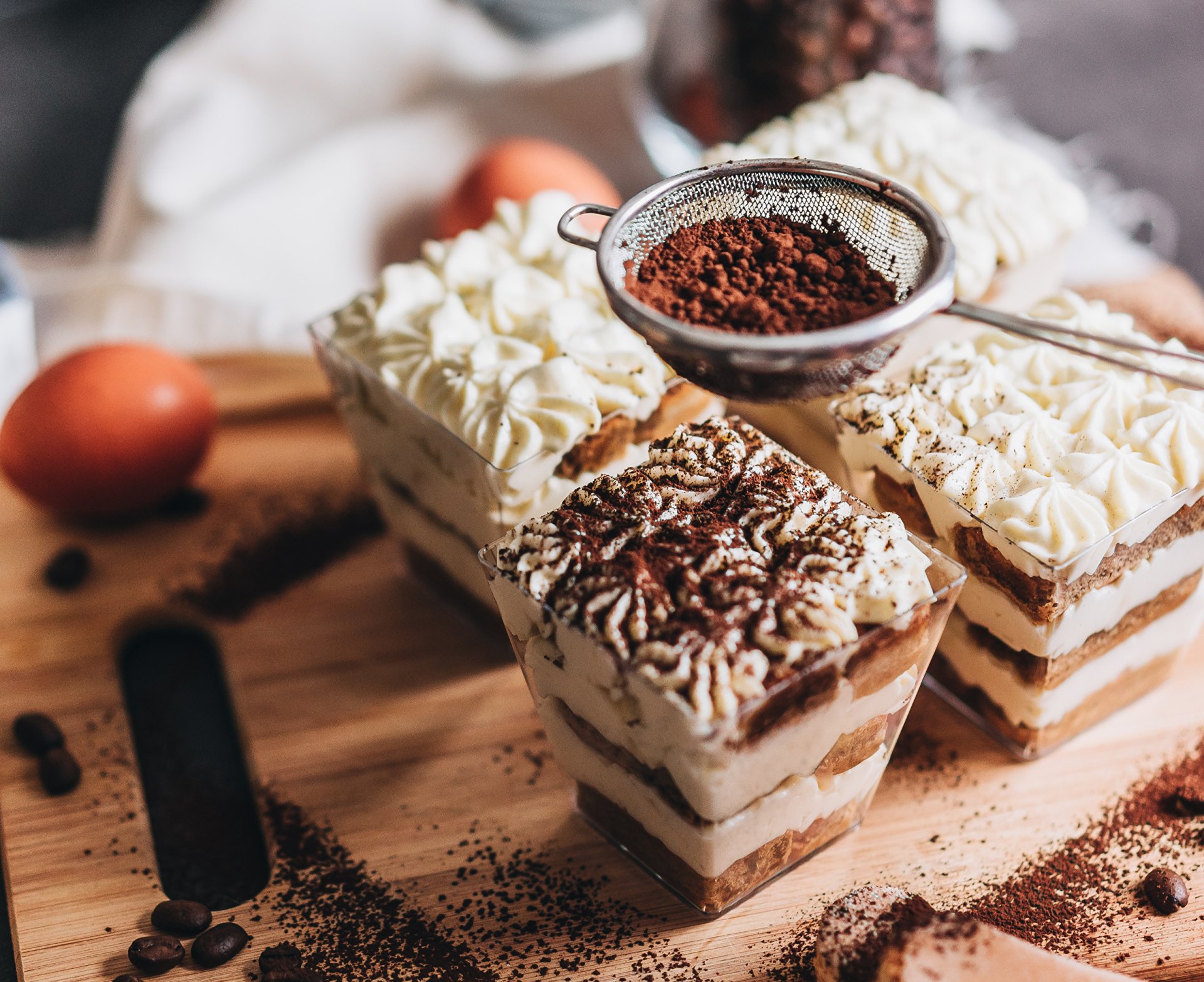 Download Tiramisu Food Dessert HD Wallpaper