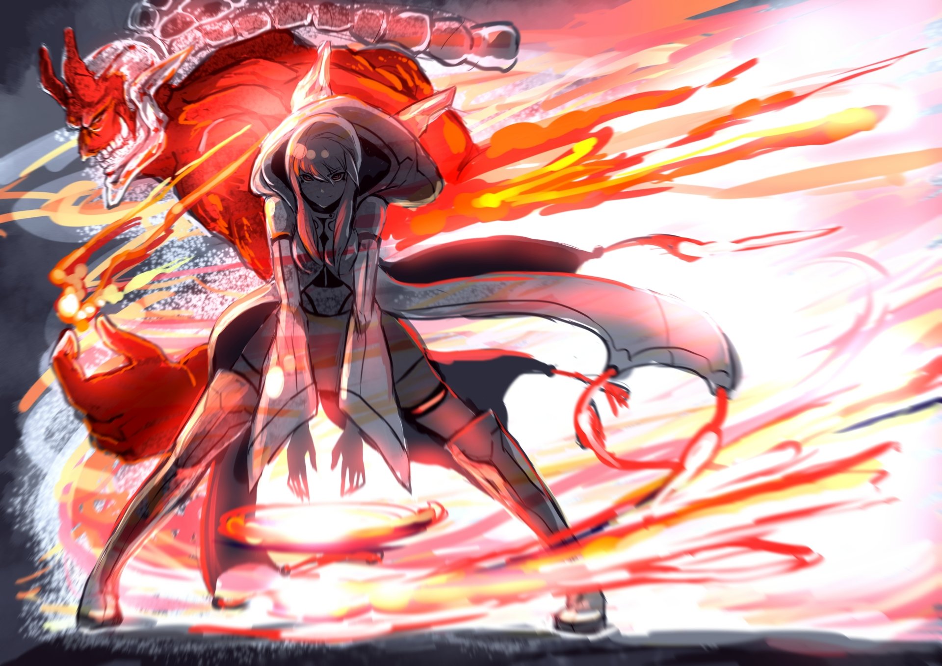 Download Anime Woman 4k Ultra HD Wallpaper by fufu