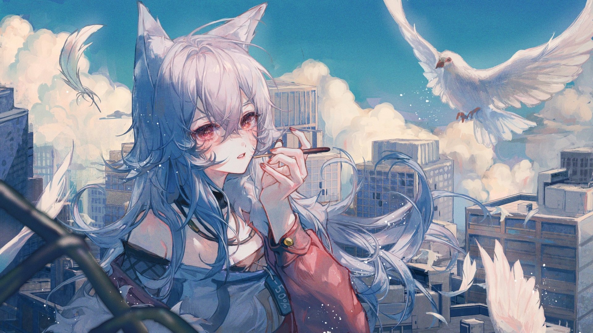 Download Anime Girl Anime Girl HD Wallpaper by Matcha_ | 3072x1728 ...