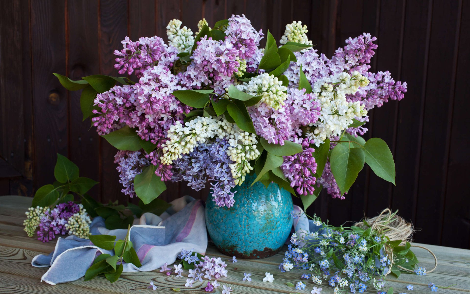 Download Lilac Bouquet Man Made Flower HD Wallpaper