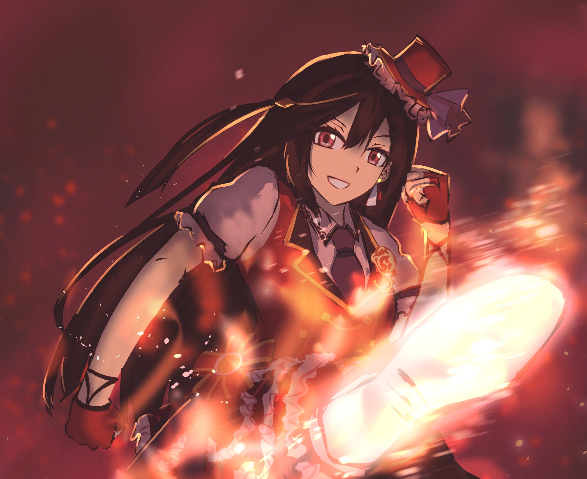 Download Long Hair Brown Hair Red Eyes Setsuna Yuki Anime Love Live! Nijigasaki High School Idol Club HD Wallpaper by ootato