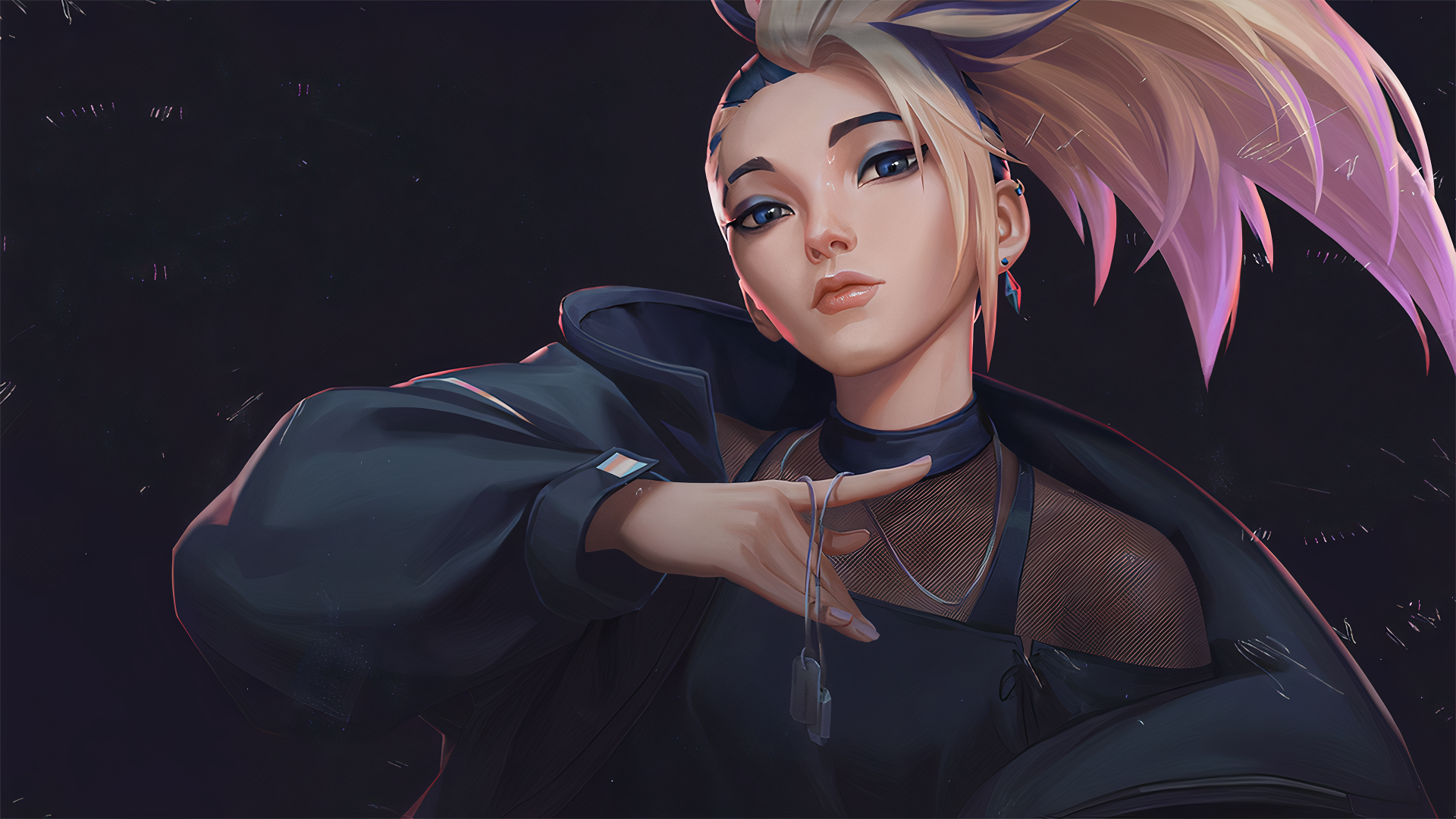Download K DA Short Hair K pop Akali League Of Legends Video Game download-k-da-short-hair-k-pop-akali-league-of-legends-video-game