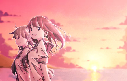 Anime friends HD Desktop Wallpaper | Background Image