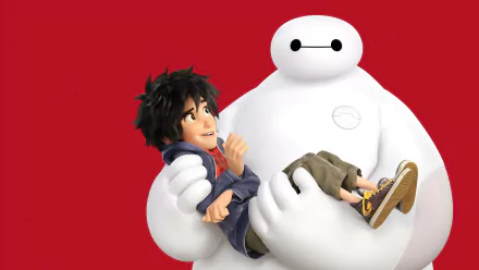 Baymax Hiro Hamada movie Big Hero 6 HD Desktop Wallpaper | Background Image