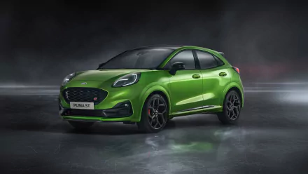 compact car SUV green car car Ford vehicle Ford Puma ST HD Desktop Wallpaper | Background Image