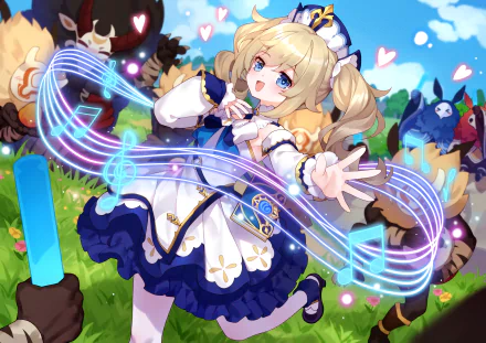 Barbara (Genshin Impact) video game Genshin Impact HD Desktop Wallpaper | Background Image