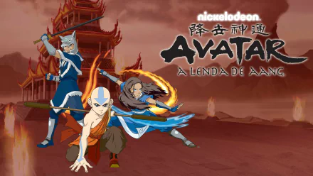 Sokka (Avatar) Katara (Avatar) Aang (Avatar) Anime Avatar: The Last Airbender HD Desktop Wallpaper | Background Image
