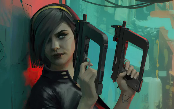 weapon woman warrior Sci Fi HD Desktop Wallpaper | Background Image