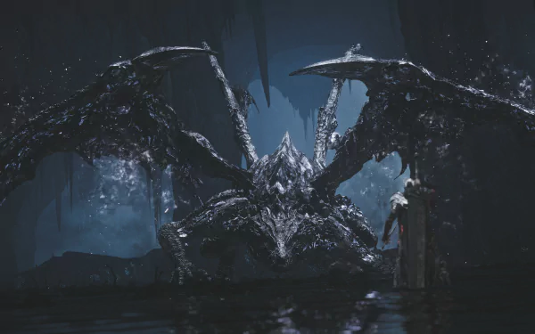 dragon video game Dark Souls III Darkeater Midir HD Desktop Wallpaper | Background Image