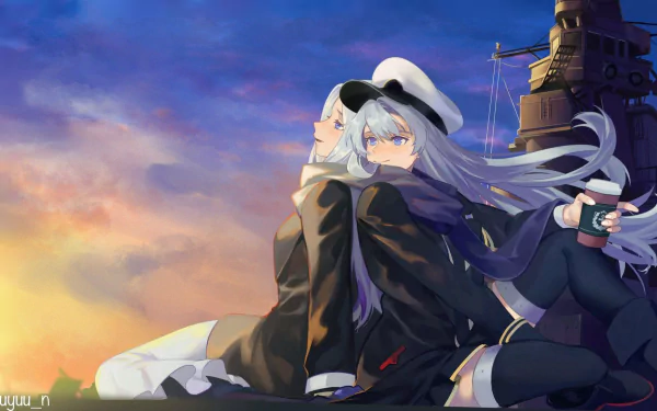 Yorktown (Azur Lane) Enterprise (Azur Lane) Anime Azur Lane HD Desktop Wallpaper | Background Image