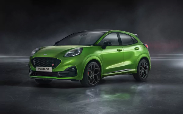 compact car SUV green car car Ford vehicle Ford Puma ST HD Desktop Wallpaper | Background Image