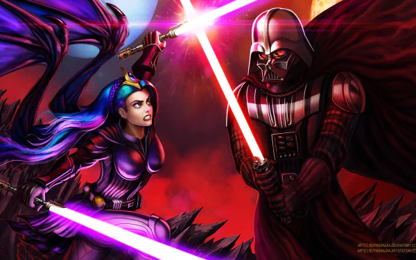  Darth Vader vs Jedi Queen