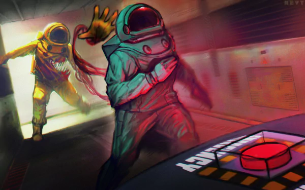 video game Among Us HD Desktop Wallpaper | Background Image