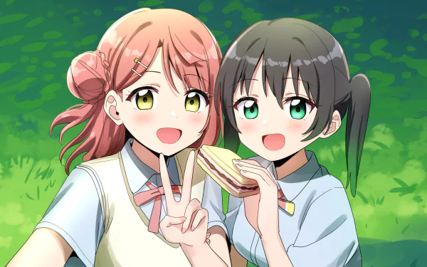 Yu Takasaki Ayumu Uehara Anime Love Live! Nijigasaki High School Idol Club HD Desktop Wallpaper | Background Image