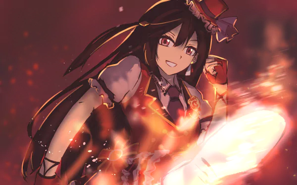 long hair brown hair red eyes Setsuna Yuki Anime Love Live! Nijigasaki High School Idol Club HD Desktop Wallpaper | Background Image