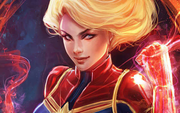 Comic Captain Marvel HD Desktop Wallpaper | Background Image