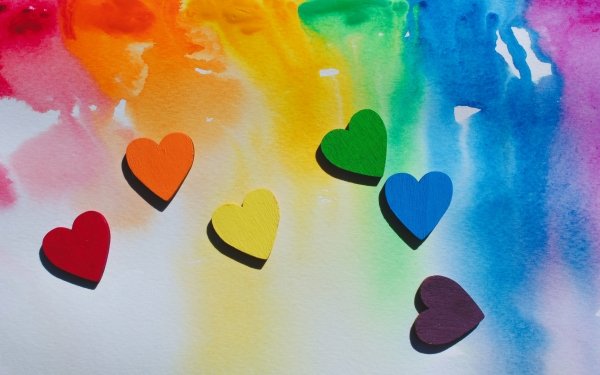 Artistic Heart Colorful HD Wallpaper | Background Image