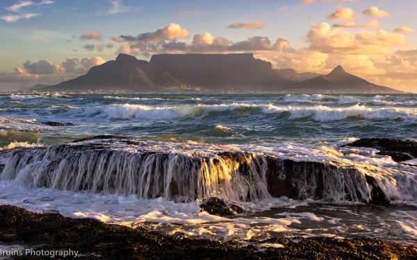 Earth Ocean Mountain South Africa Cape Town HD Wallpaper | Background Image